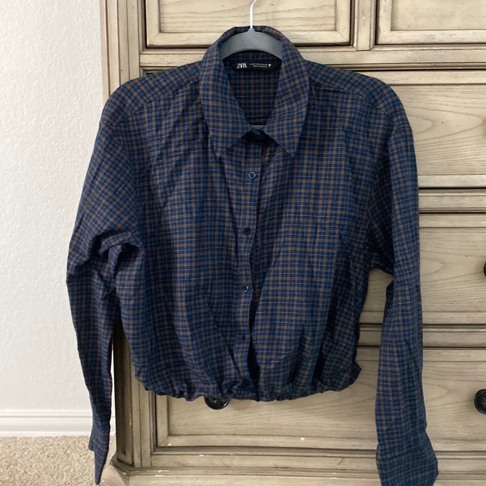 ZARA Collared Top